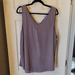 Maurices Lavender V-Neck Tank Top